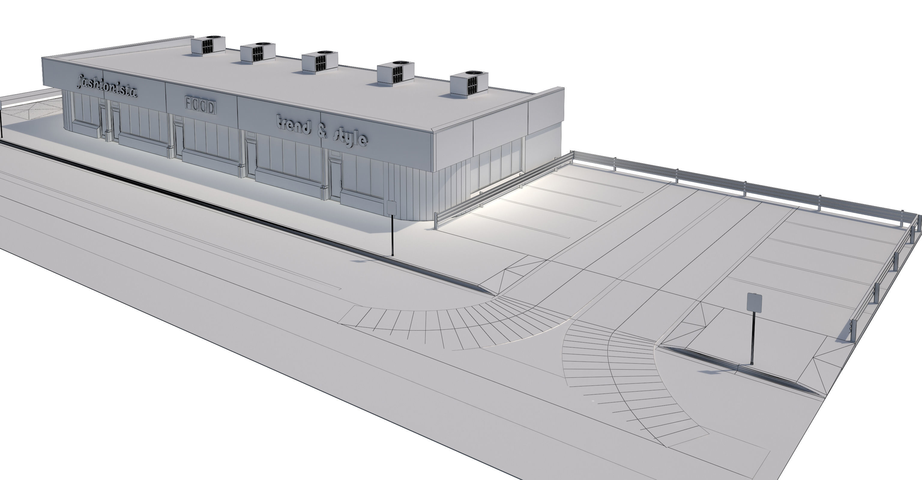 Retail-078 Retail Store 3D model_16