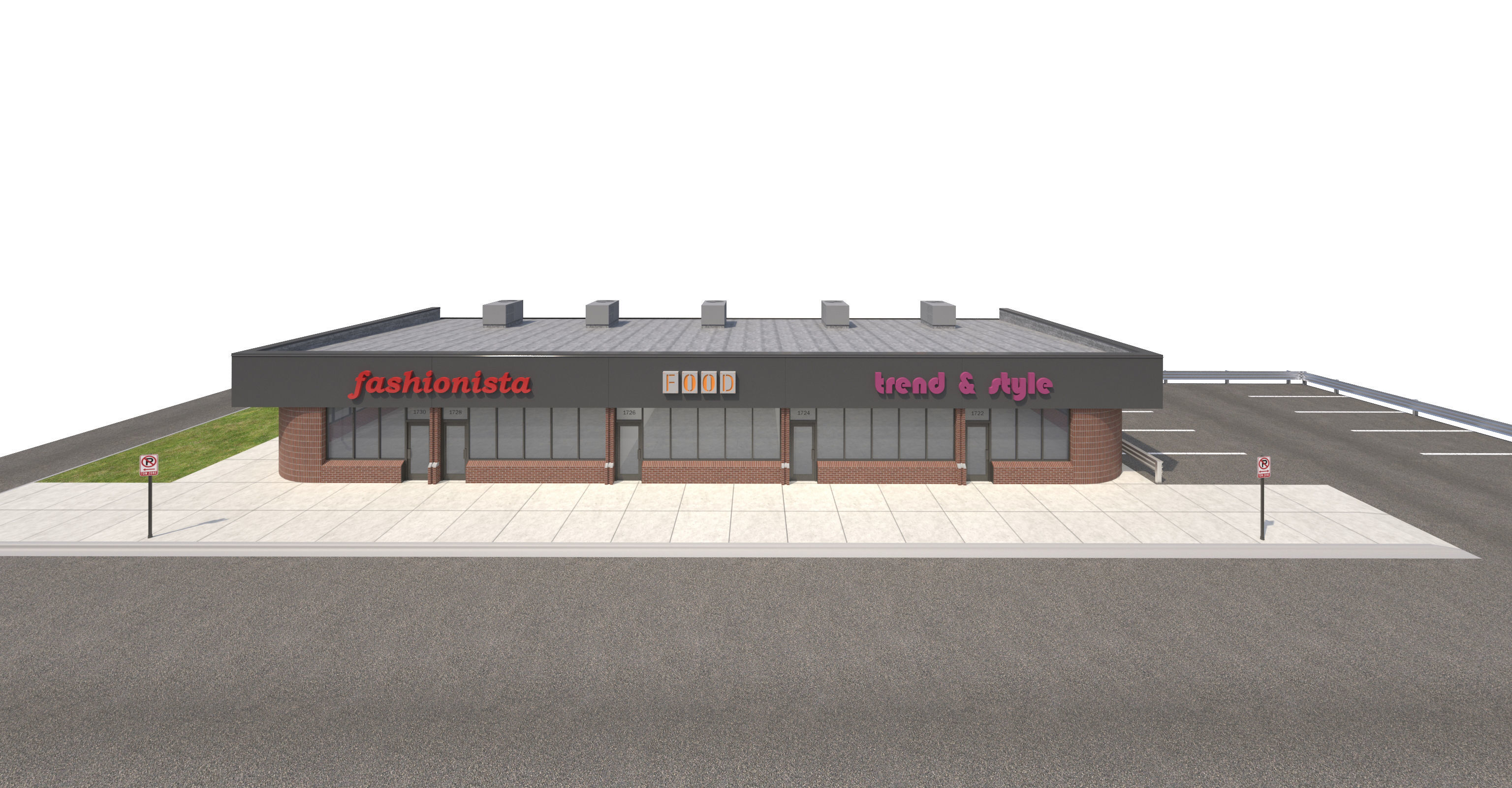 Retail-078 Retail Store 3D model_6