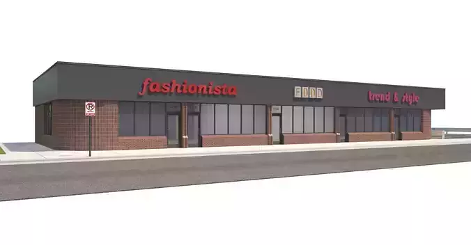 Retail-078 Retail Store 3D model