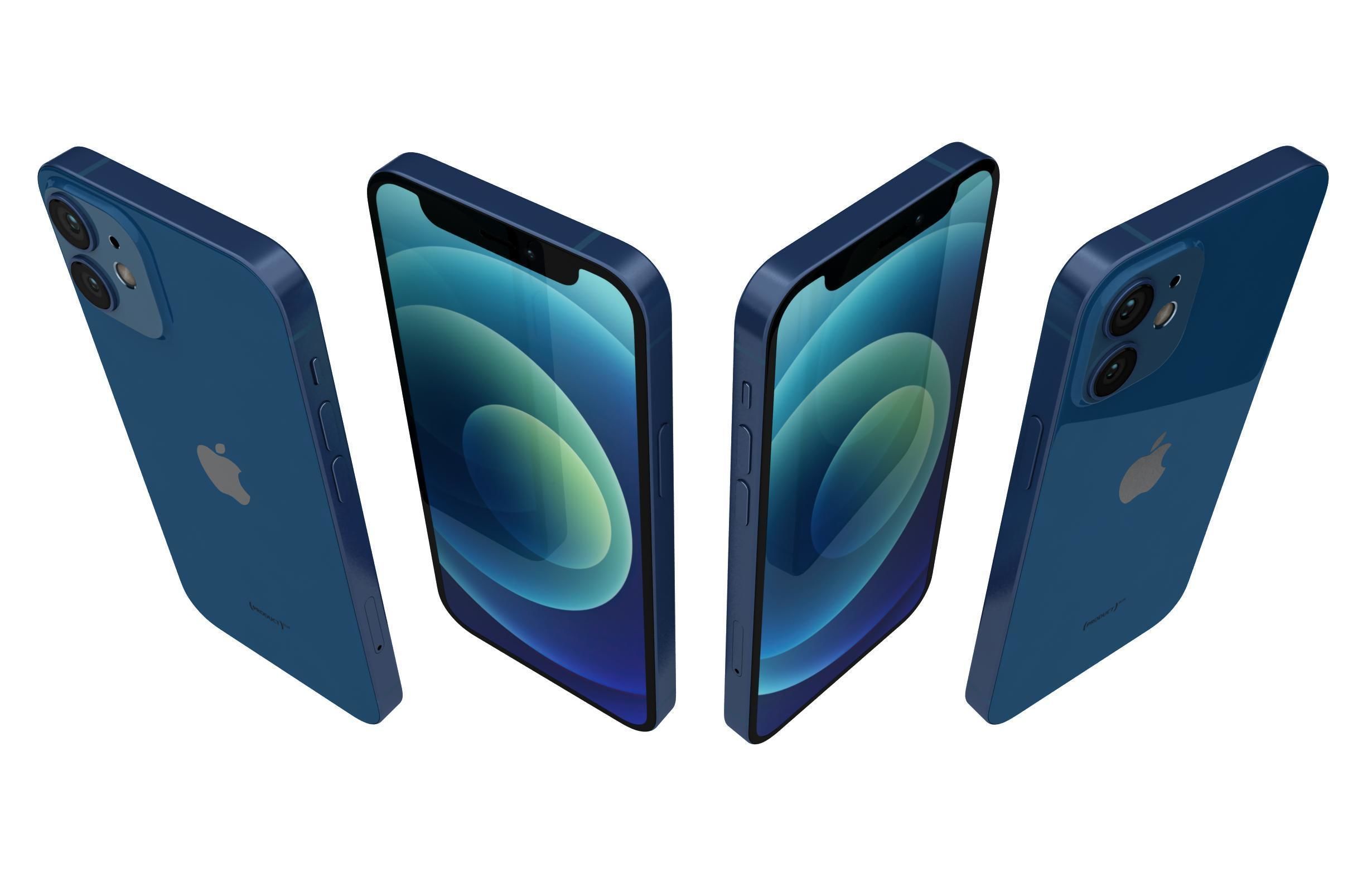 Apple iPhone 12 Mini All Colors 3D model_14