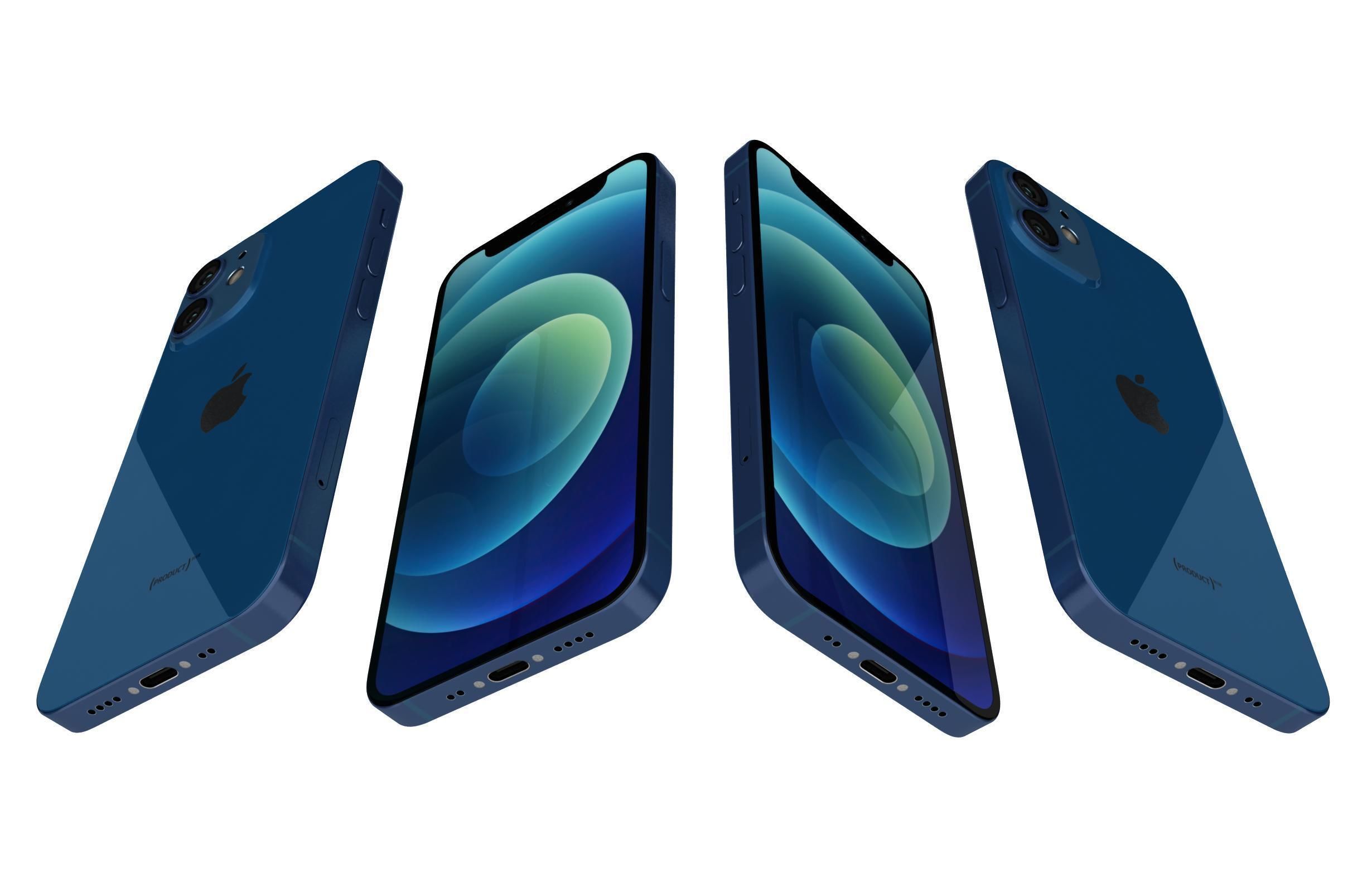 Apple iPhone 12 Mini All Colors 3D model_17