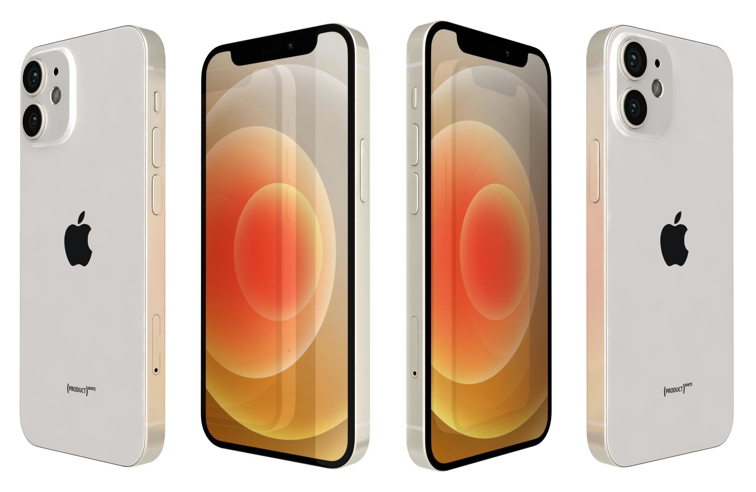 Apple iPhone 12 Mini All Colors 3D model_25