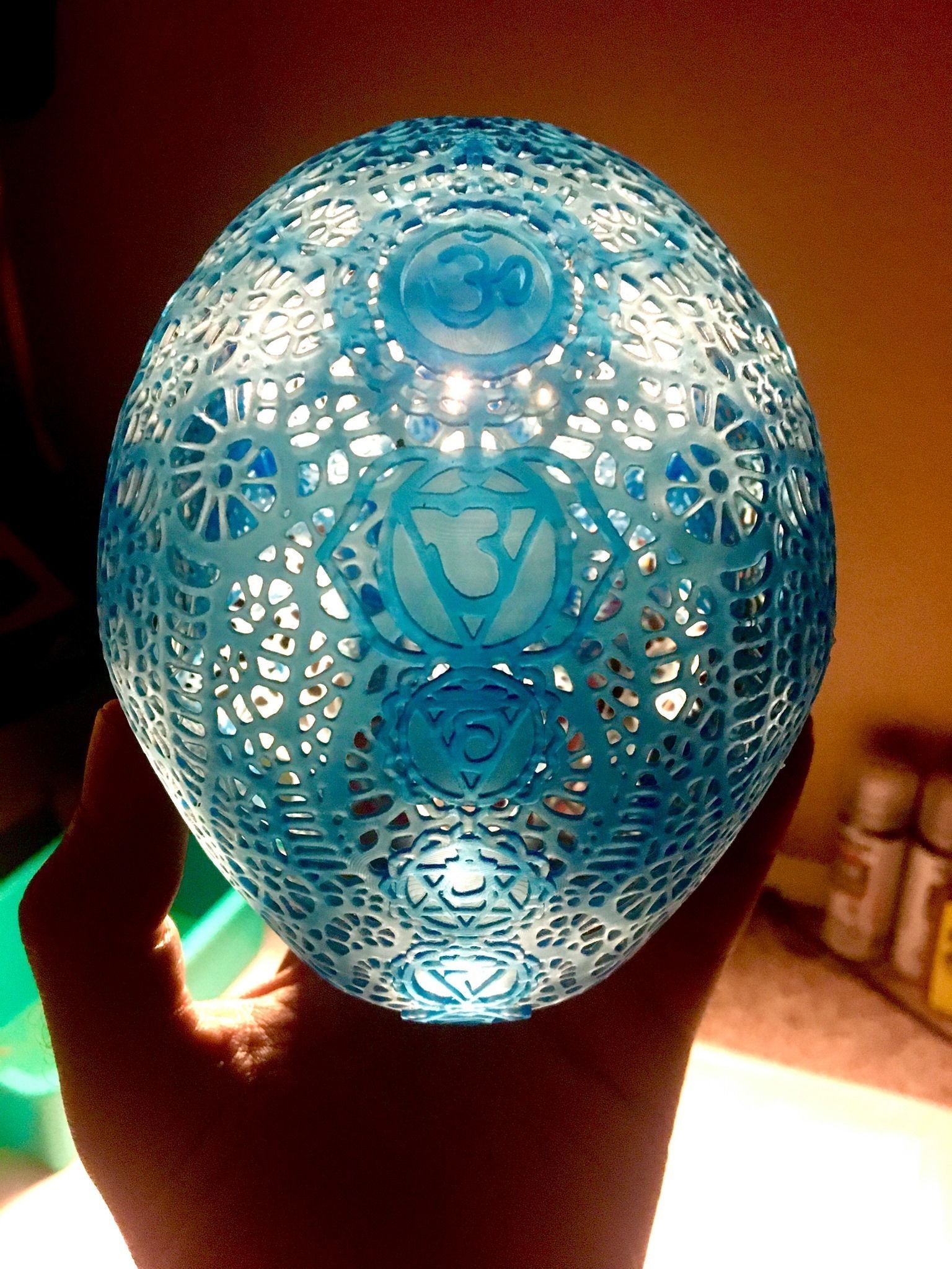 Filigree Anatomical Skull - Pre-supported STL 3D print model_5