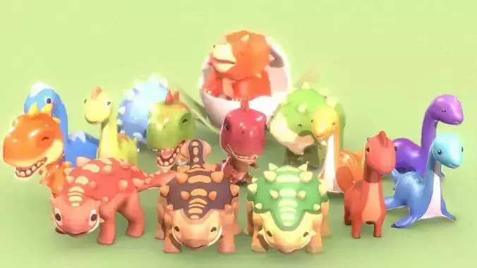 Cartoon Dinosaur Pack