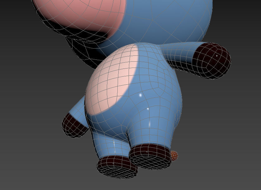 Character044 Donkey 3D model_22