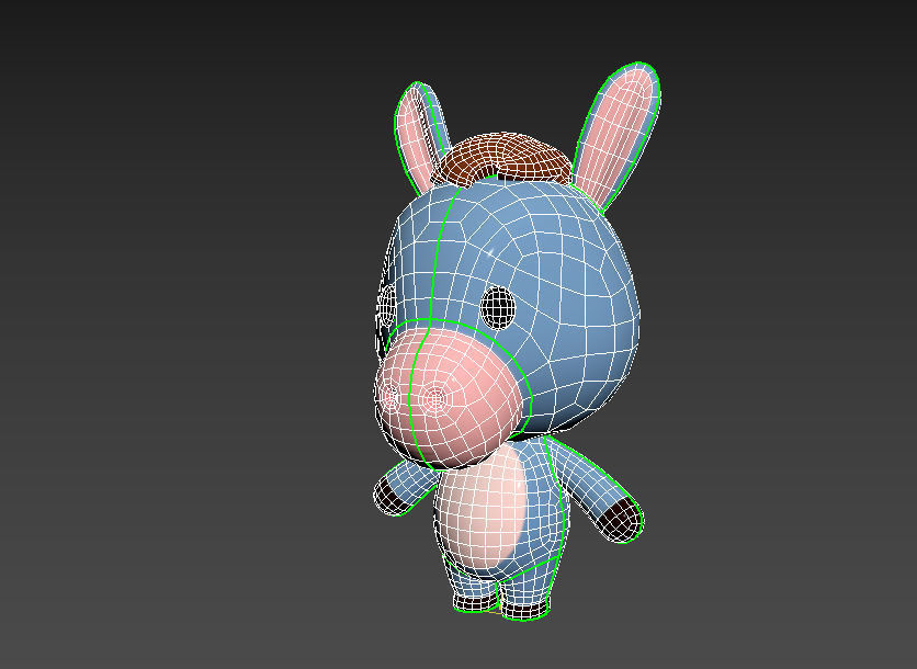 Character044 Donkey 3D model_23