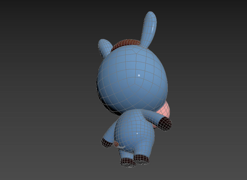 Character044 Donkey 3D model_17
