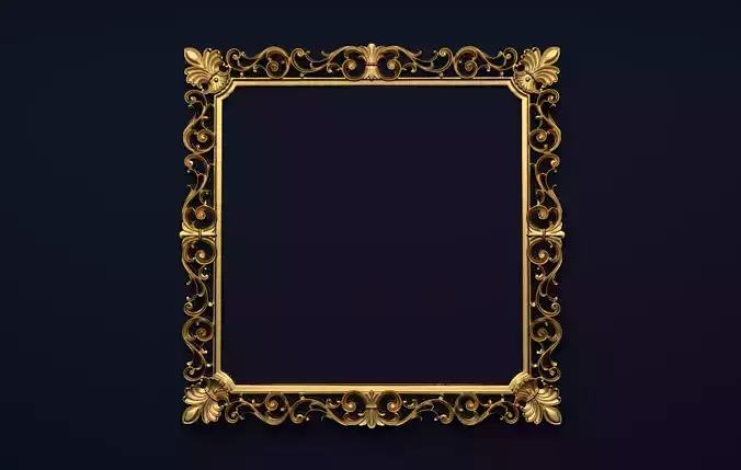 Frame mirror 3D model 10 3D model