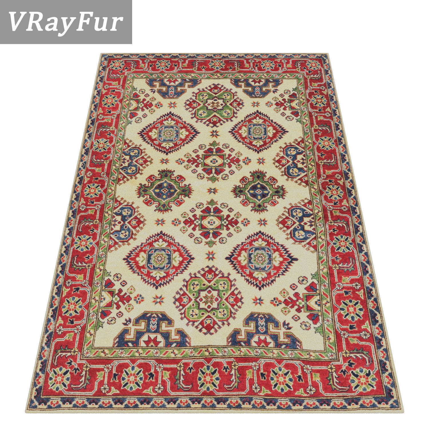 Rug Set 1938 3D model_2