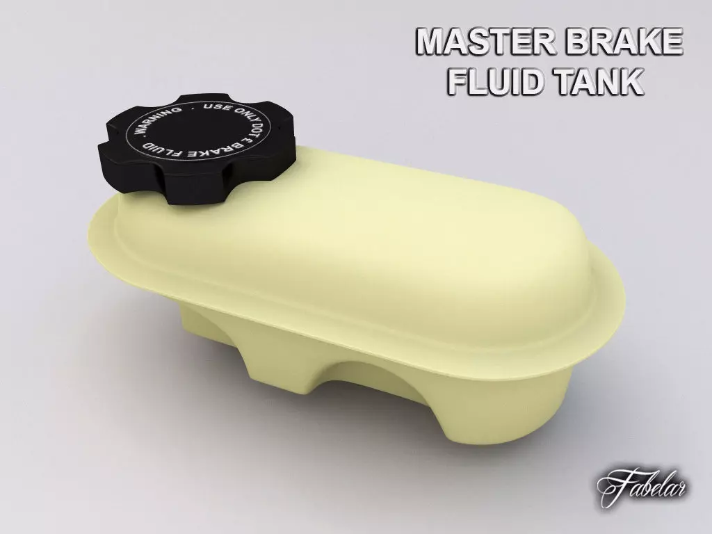 Master brake fluid tank 3D model_0