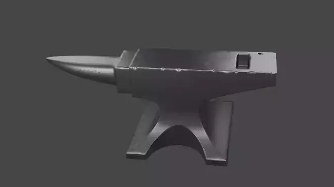 Slightly damaged anvil
