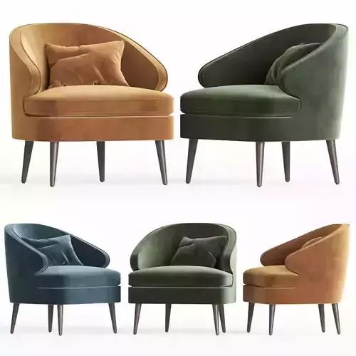 Brevik armchair dantonehome 3D model