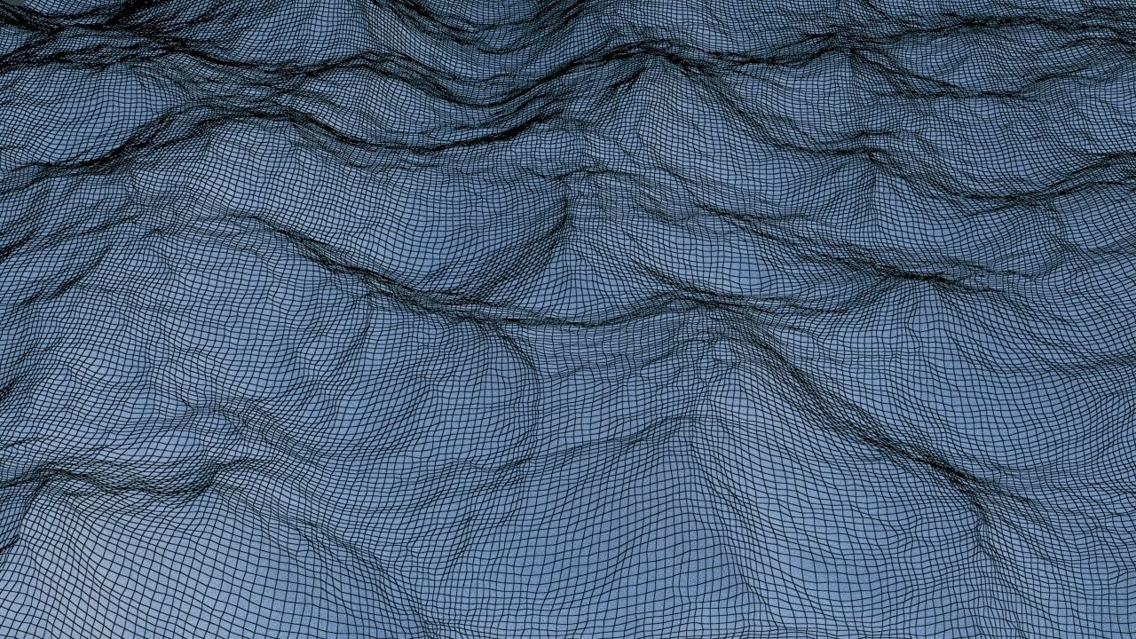 Ocean from aerial view 3D model_2