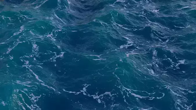 Ocean from aerial view