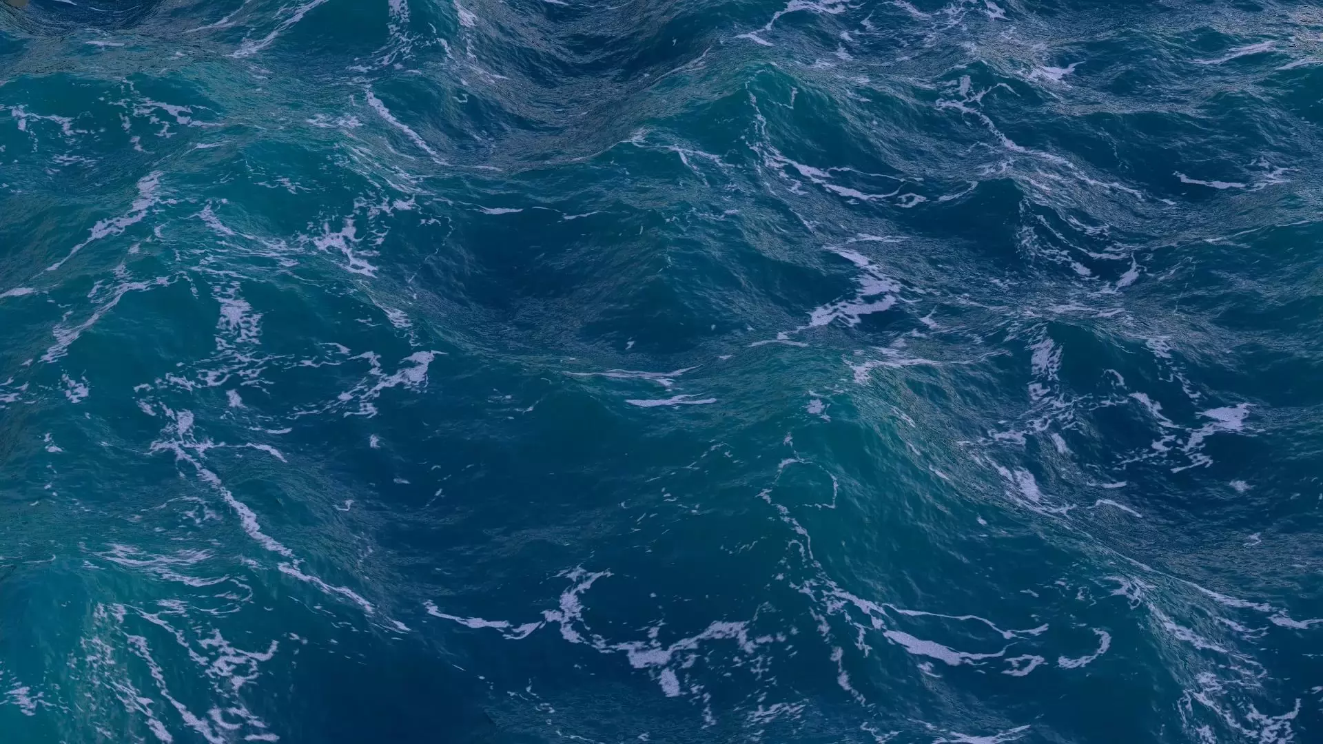Ocean from aerial view 3D model_0