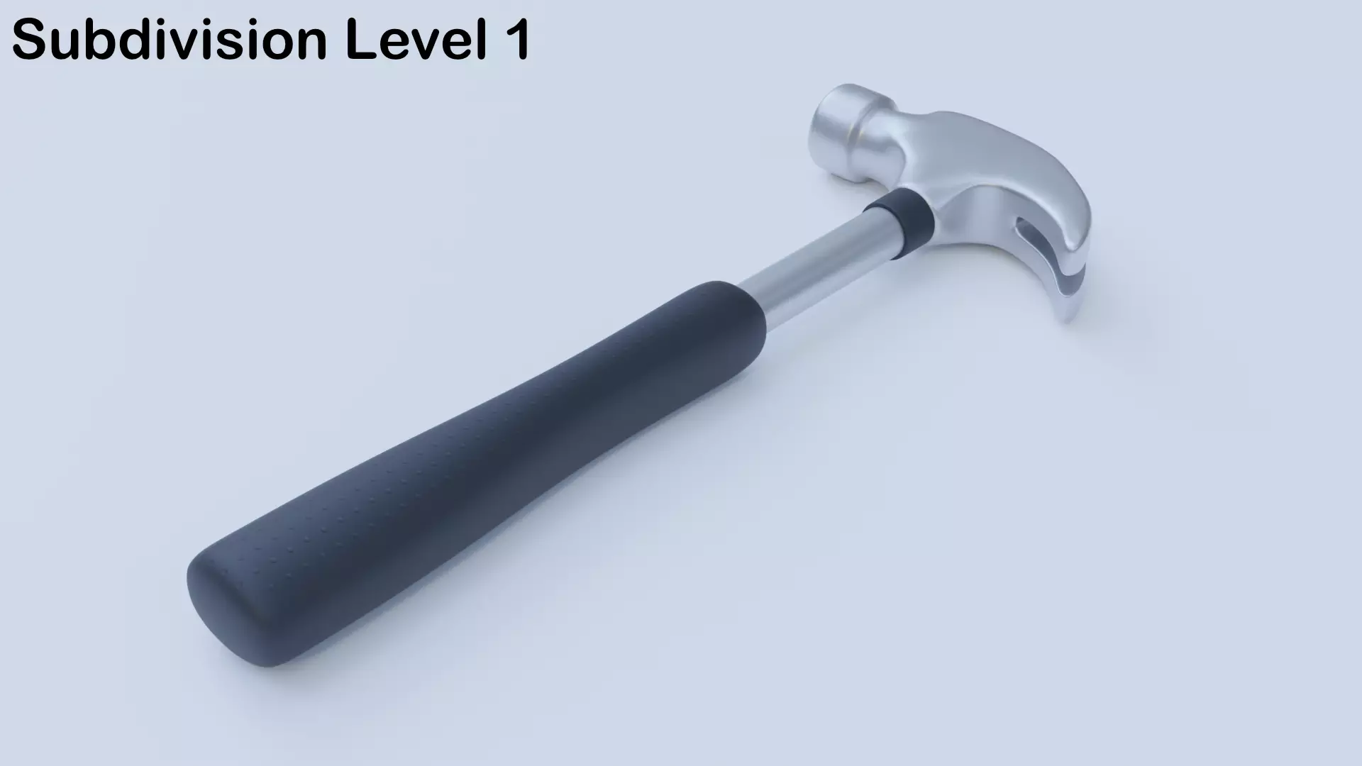 Metal Hammer Low-poly 3D model_0