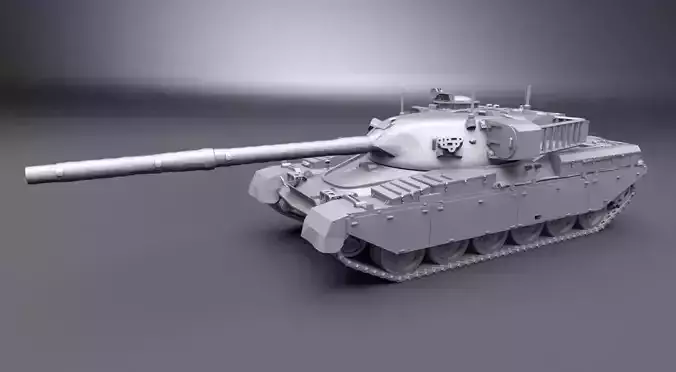 Chieftain Tank Scale Model 3D print model
