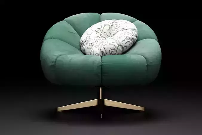 Scott Swivel armchair