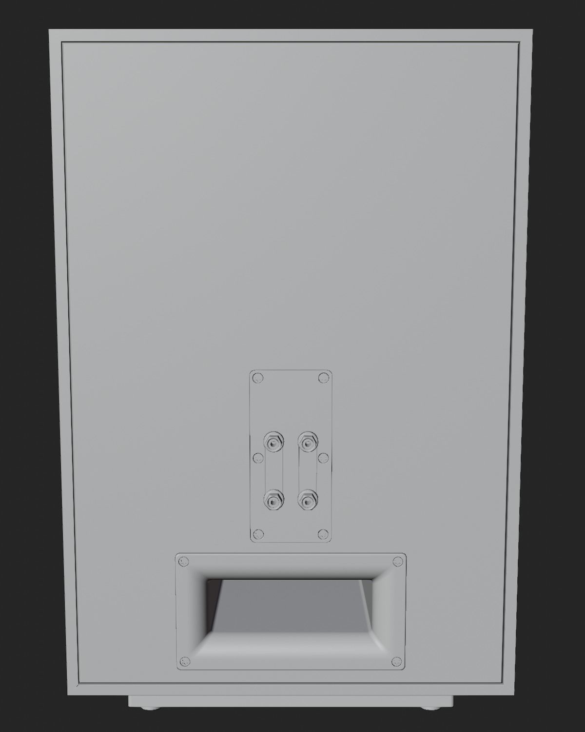 KLIPSCH Heresy IV Floorstanding Speaker - Cherry with Stand PBR 3D model_9