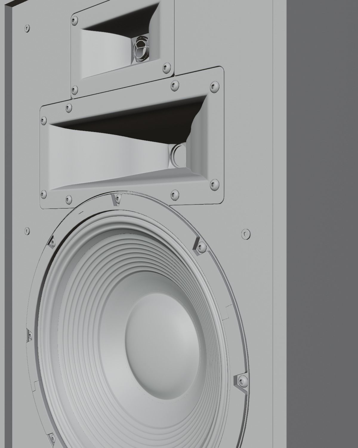 KLIPSCH Heresy IV Floorstanding Speaker - Cherry with Stand PBR 3D model_11