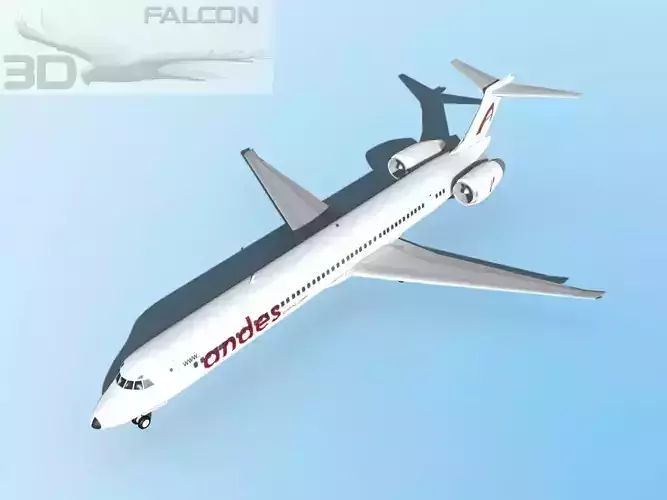 Falcon3D MD-80 Andes Lineas Aereas 3D model