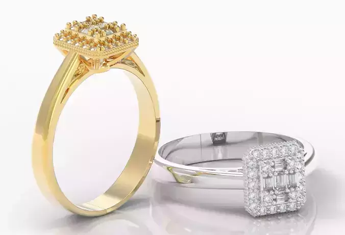 M1299008 Baguette ring