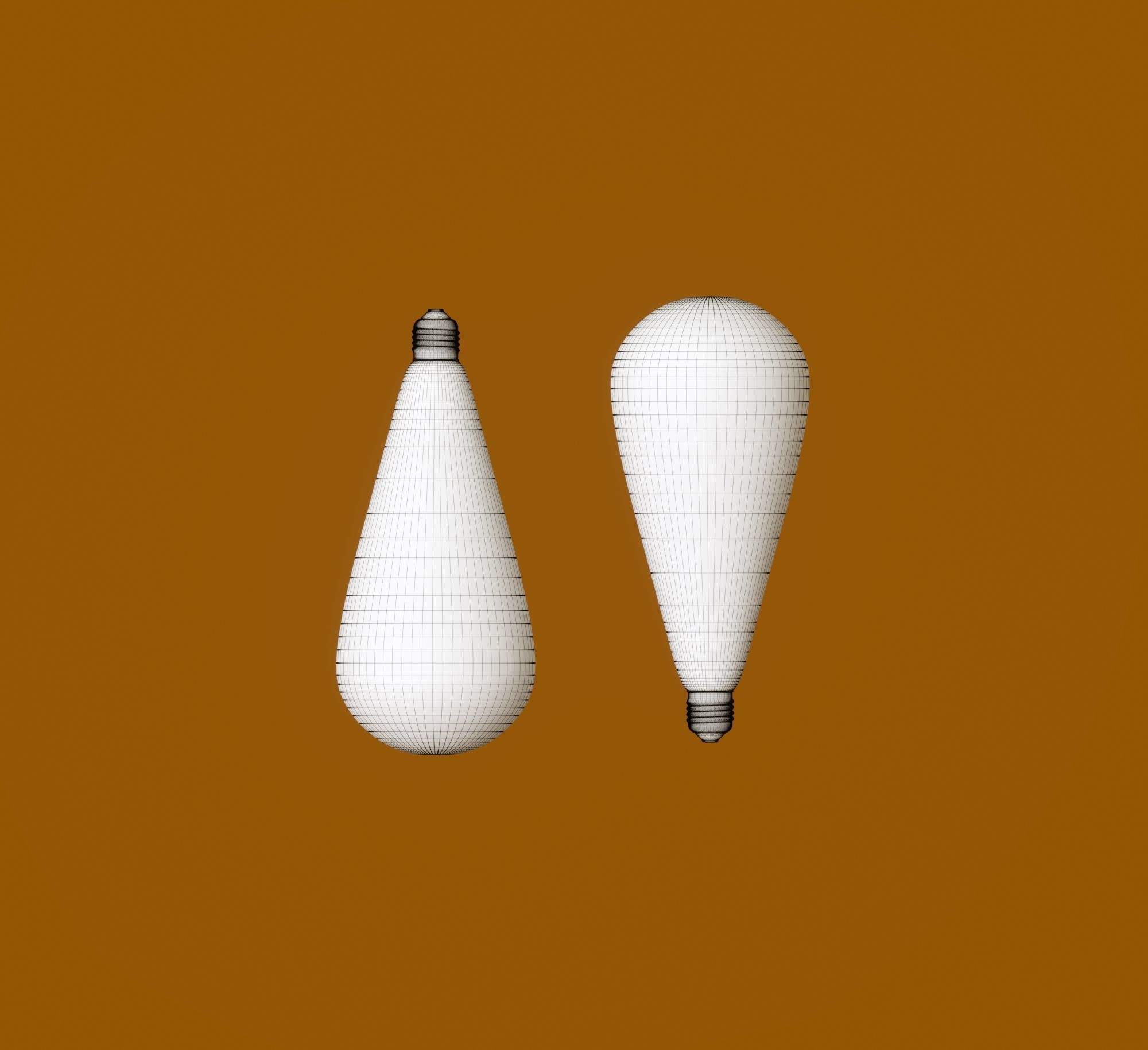 Edison Bulb 3D model_2