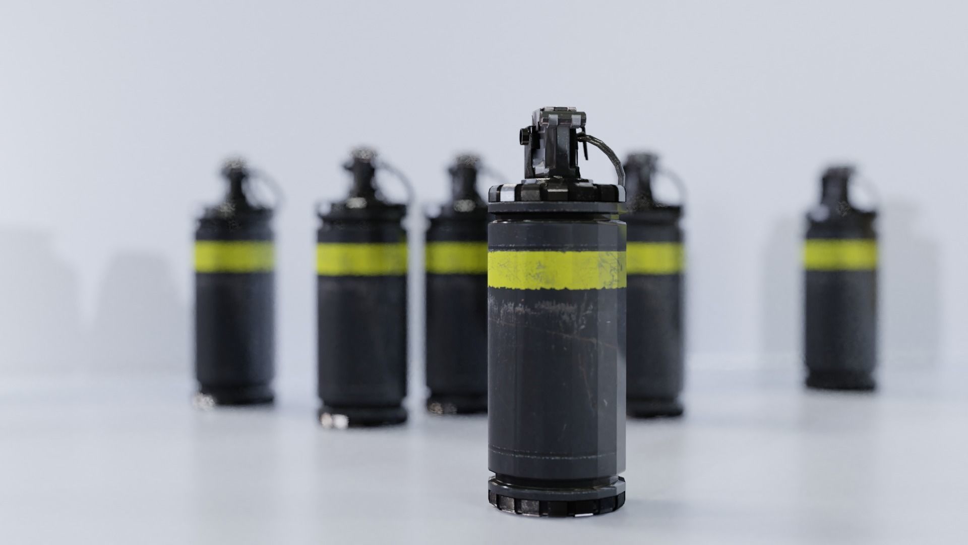 Grenades pack - 3  -3D LOWPOLY Models Low-poly 3D model_3