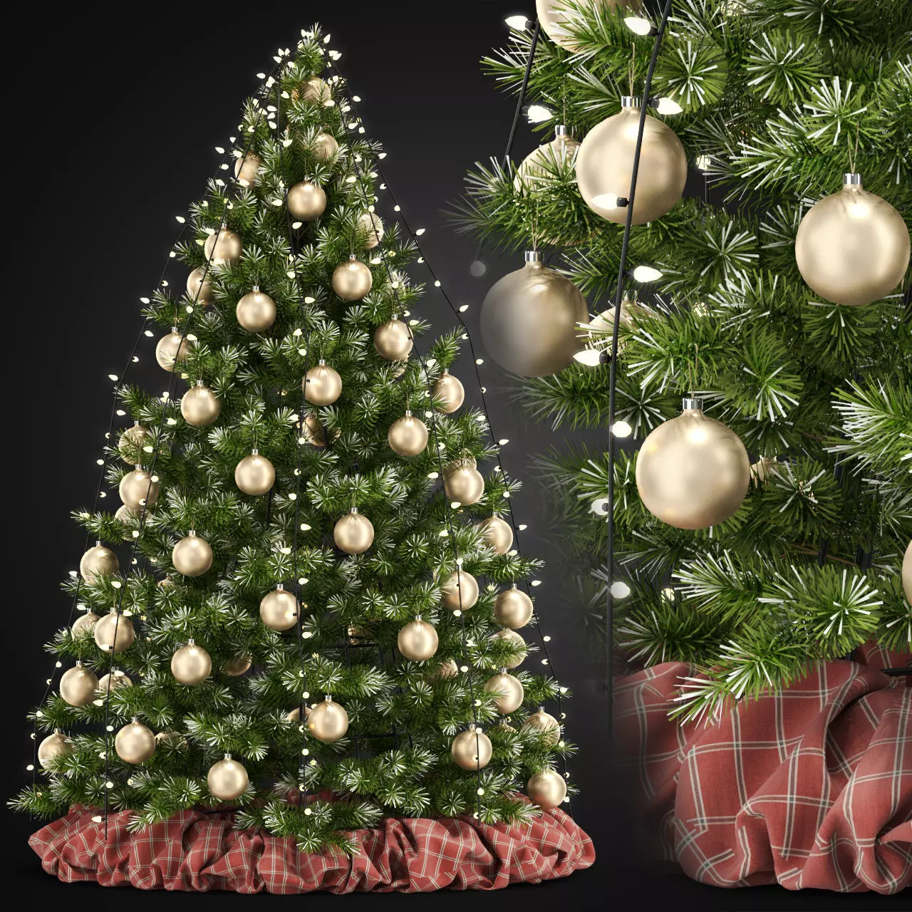 Christmas Tree 02 3D model_0