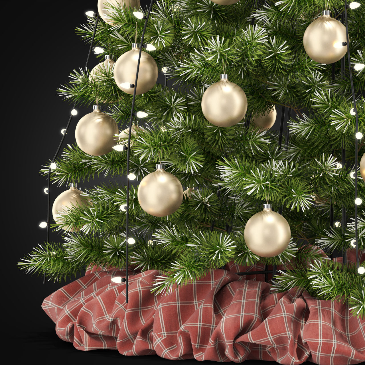 Christmas Tree 02 3D model_1