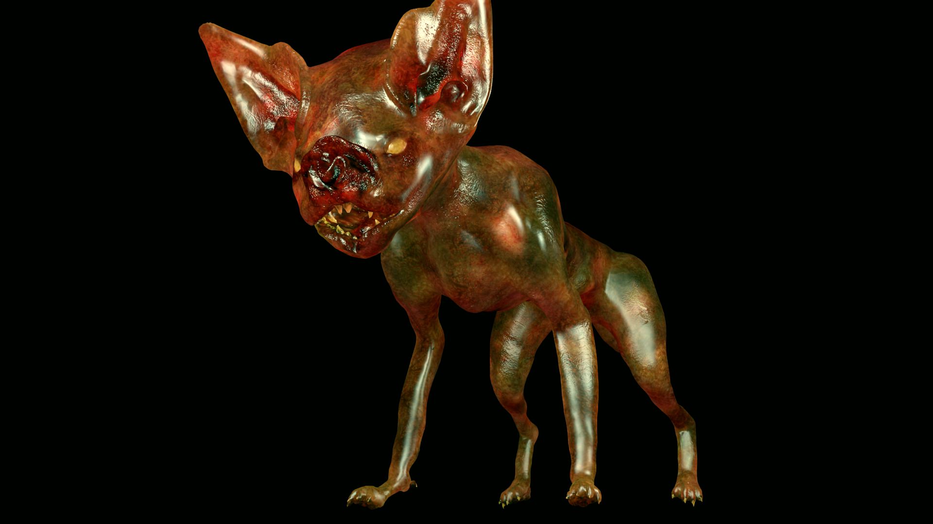 Vampire Cat 3D model_5