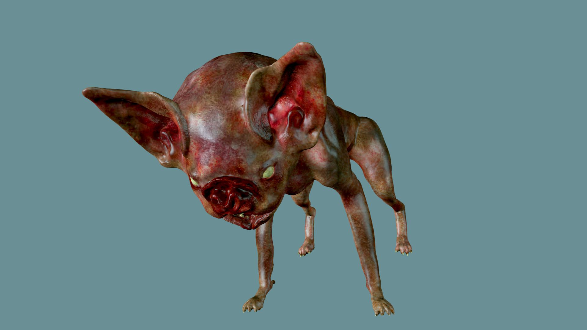 Vampire Cat 3D model_4