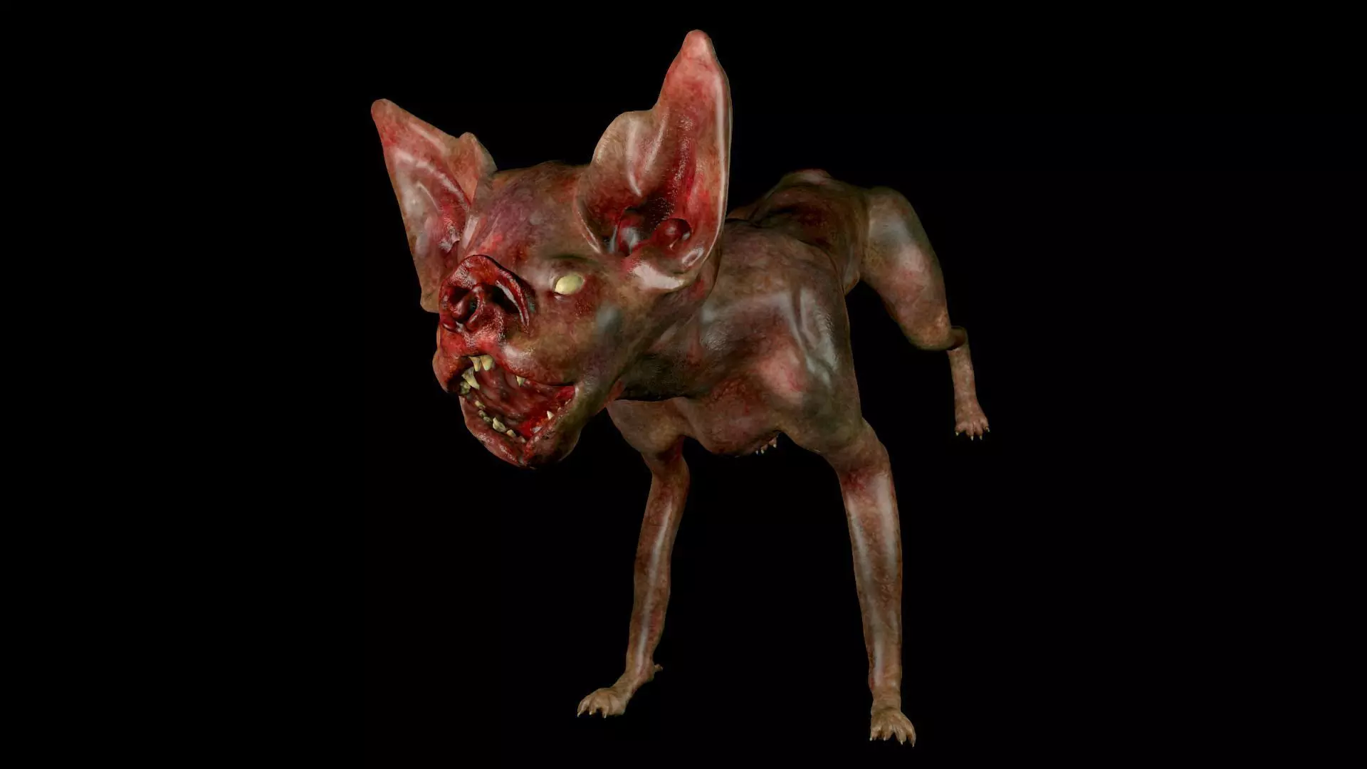 Vampire Cat 3D model_0