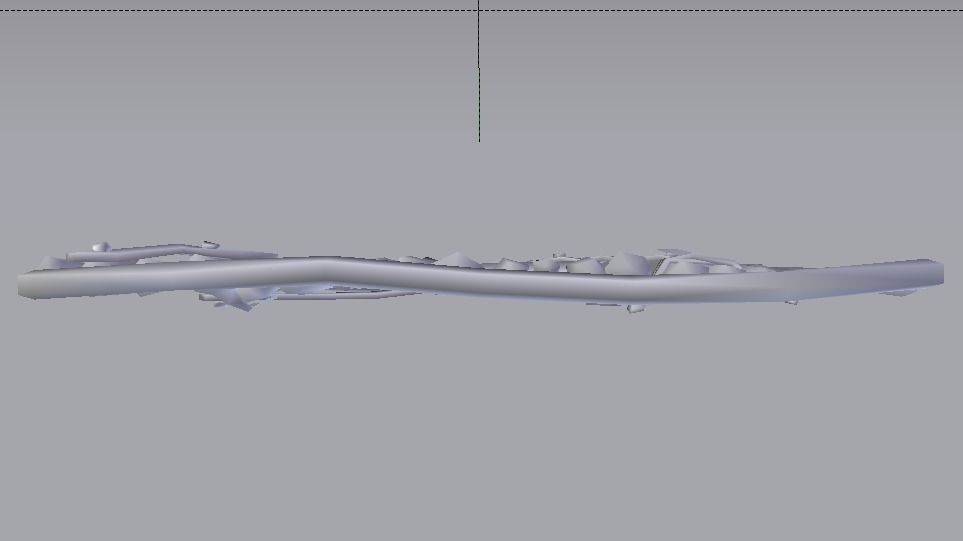 Wooden Window Wall  Low-poly 3D model_11