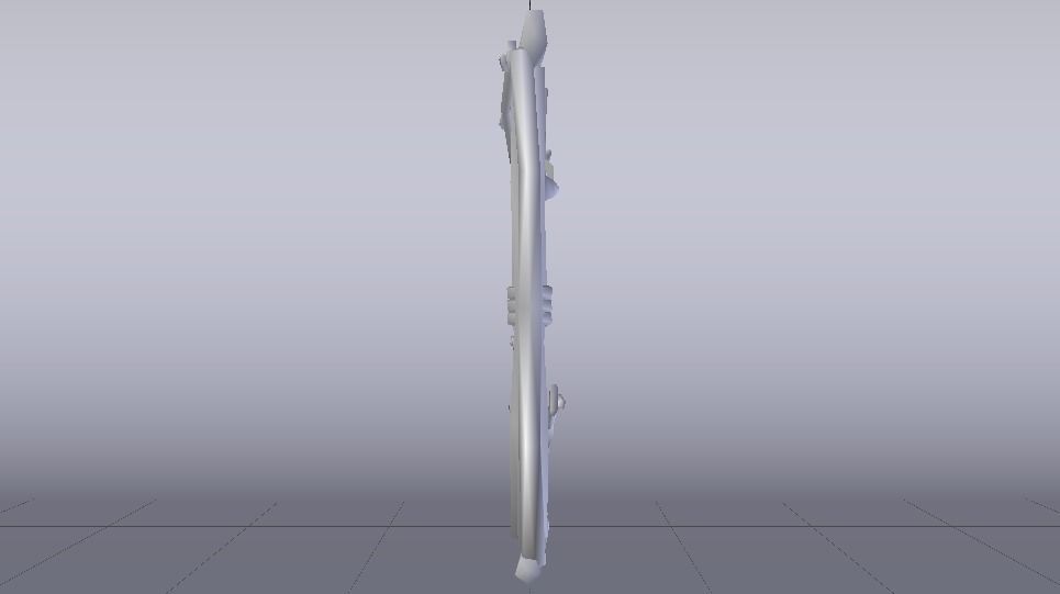 Wooden Window Wall  Low-poly 3D model_10