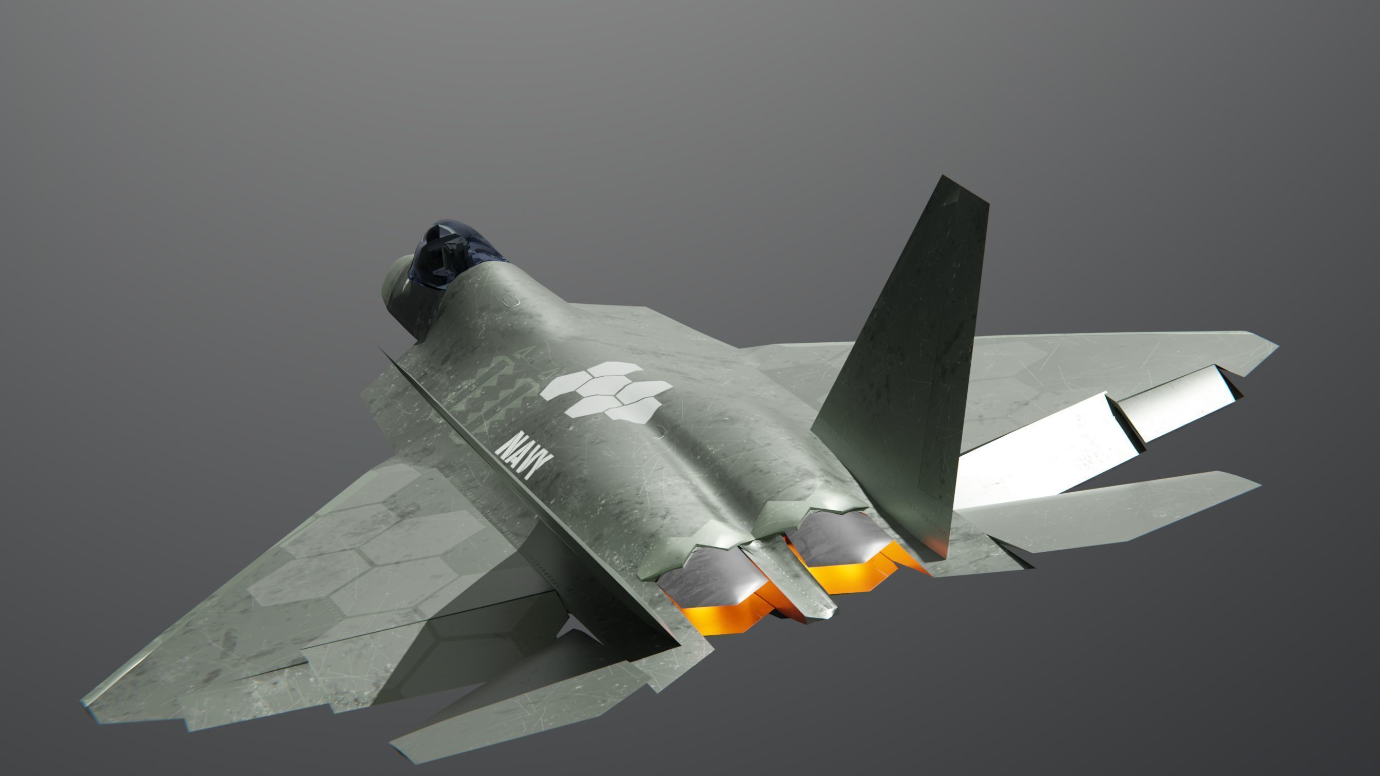 F-22 Raptor 3D model_1