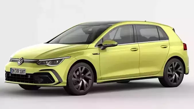 Volkswagen Golf R-Line 2020 3D model