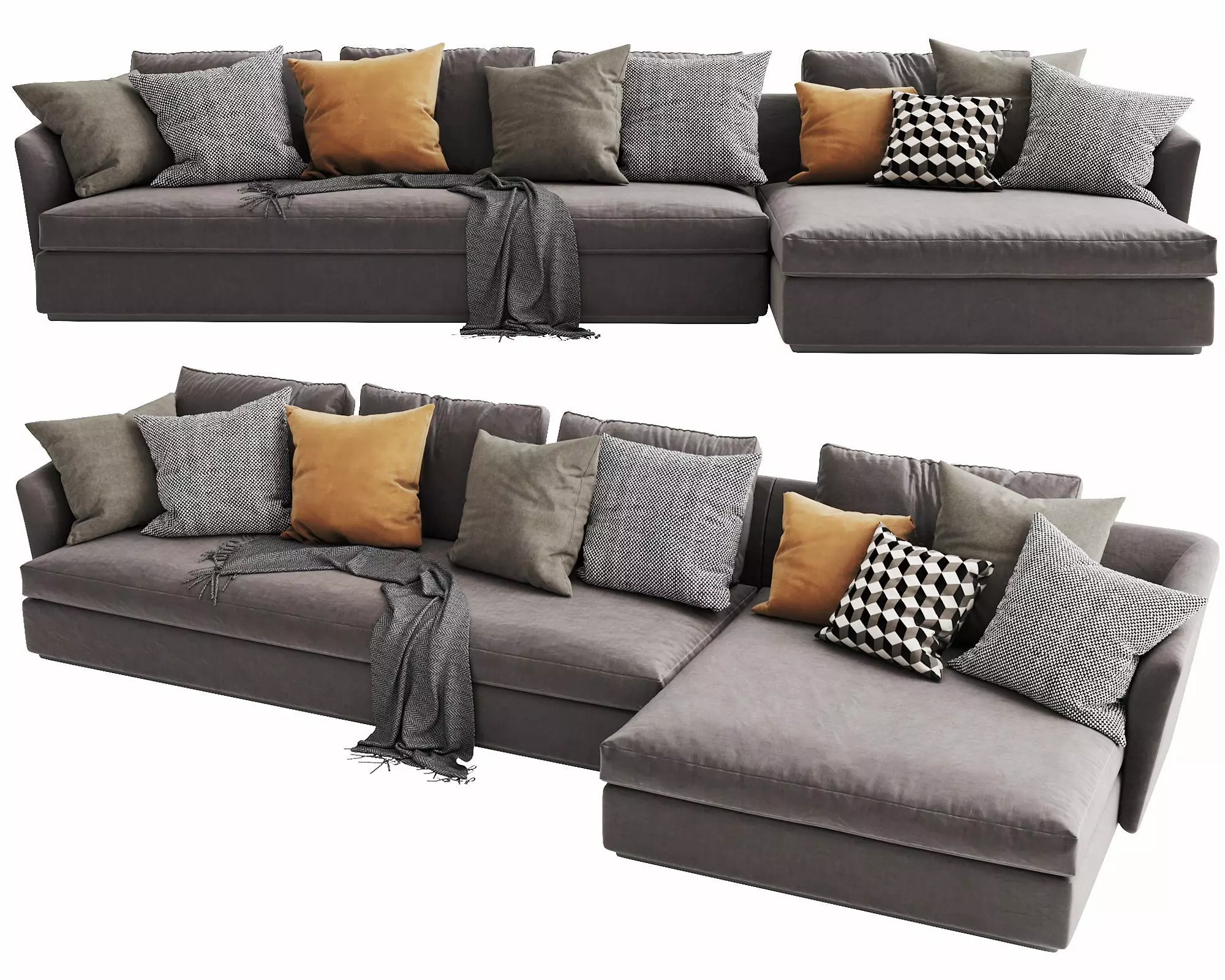 sloane 2 Chaise Lounge 3D model