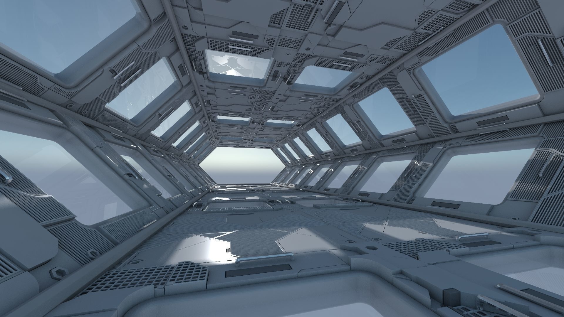 Sci-Fi Interior 102 3D model_1