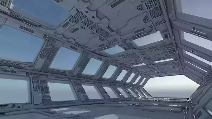 Sci-Fi Interior 102 3D model