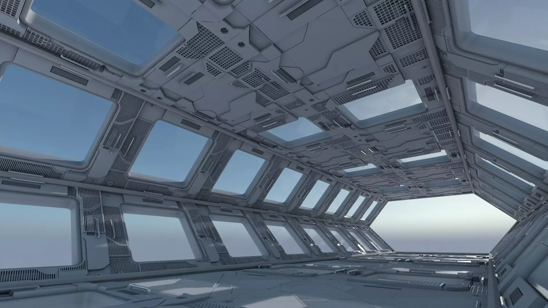 Sci-Fi Interior 102 3D model_0