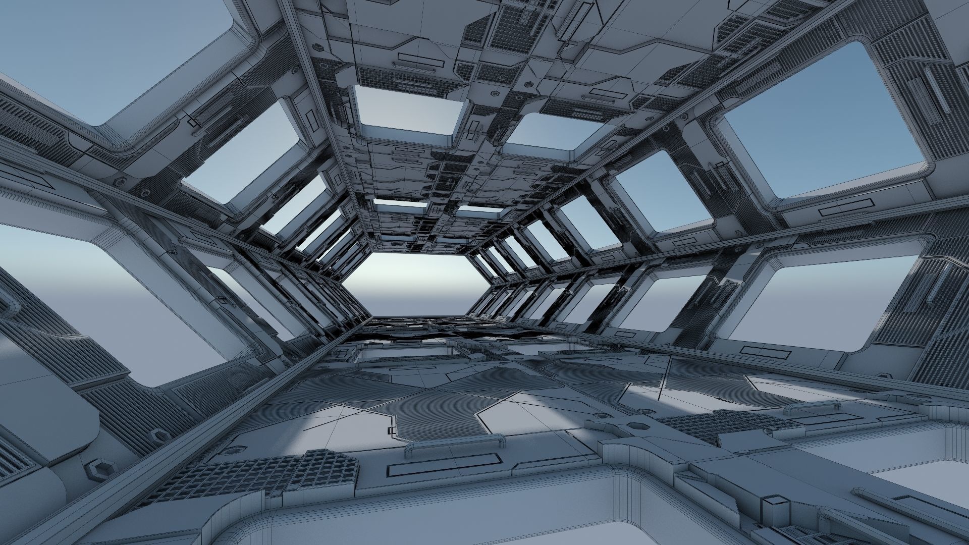 Sci-Fi Interior 102 3D model_8