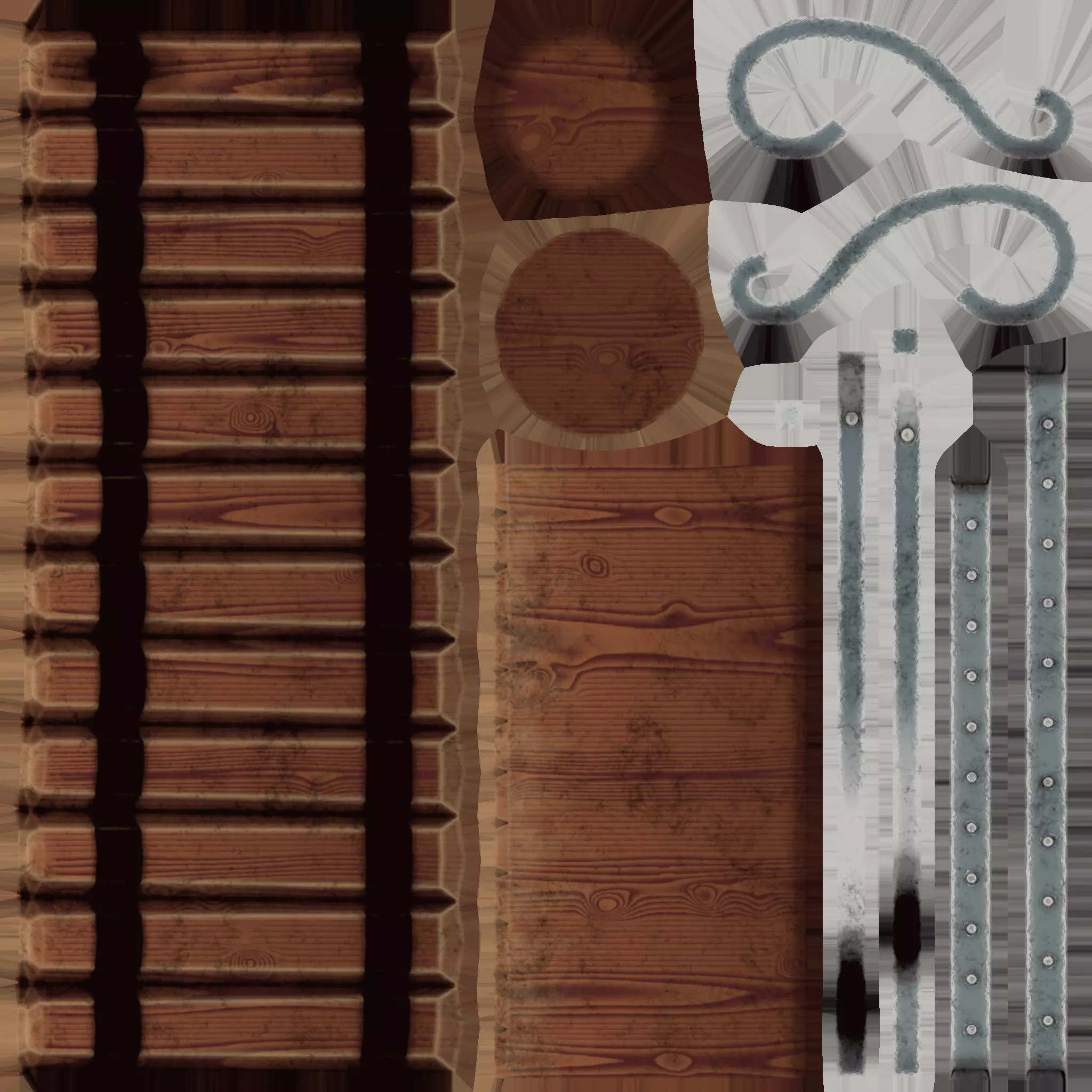 atheas train tracks - digital scrapbooking Free 3D print model