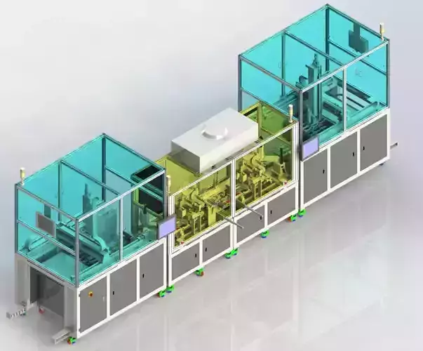 Automatic mobile phone film production line