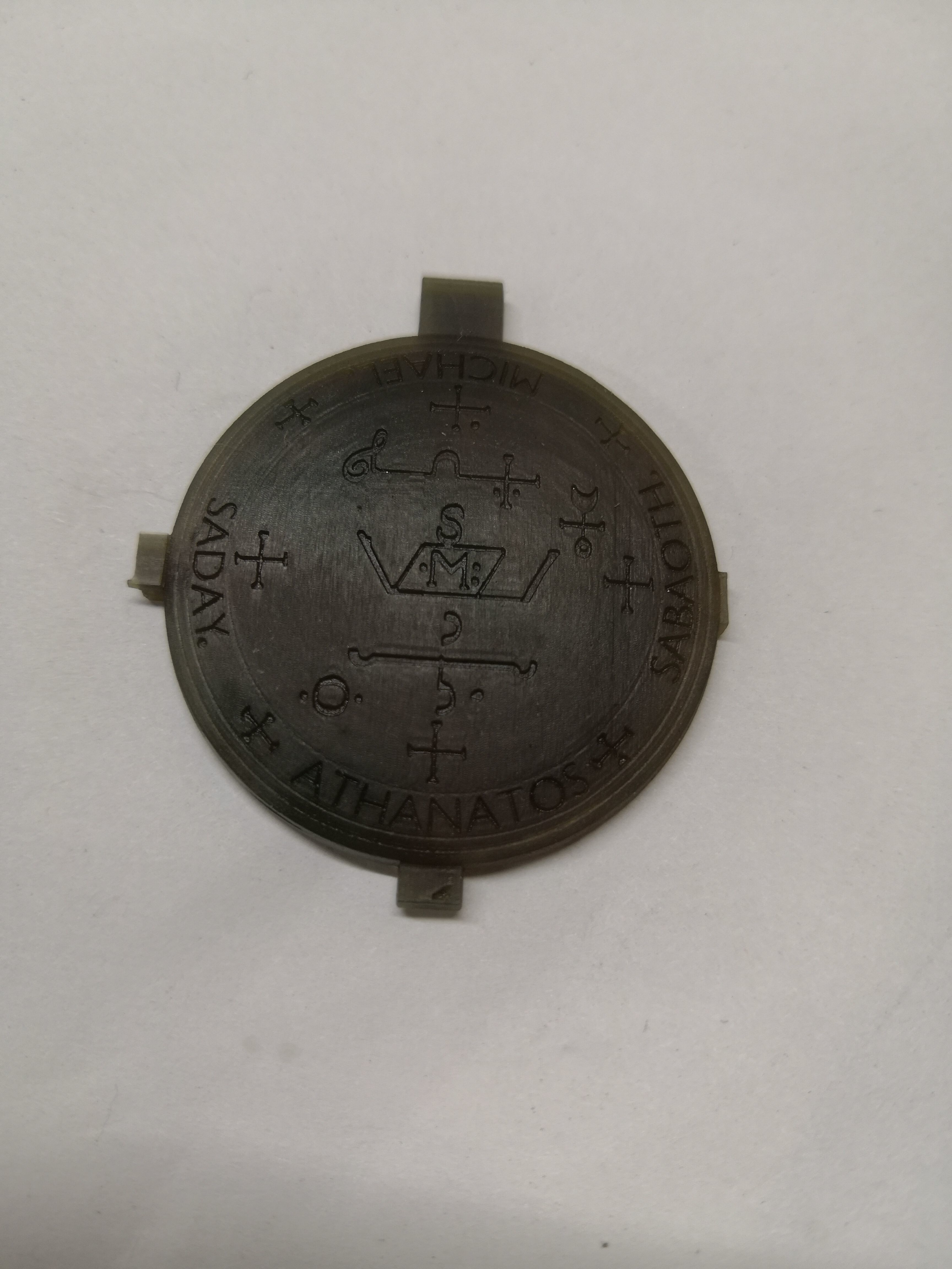 The seal sigil of the Archangel Michae pendants 3D print model_8