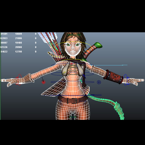 Rhue the hunter 3D model_5