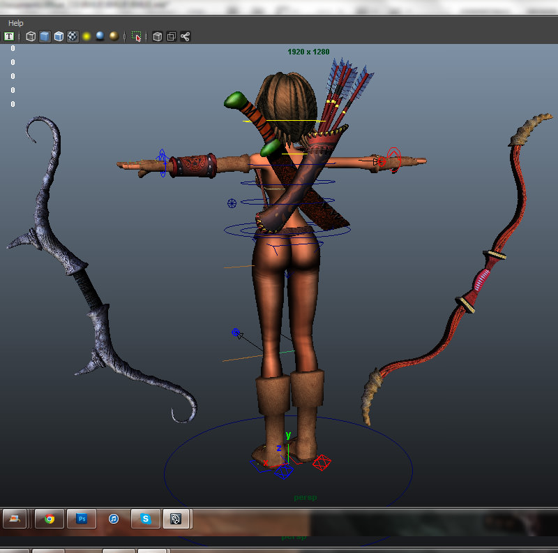 Rhue the hunter 3D model_11