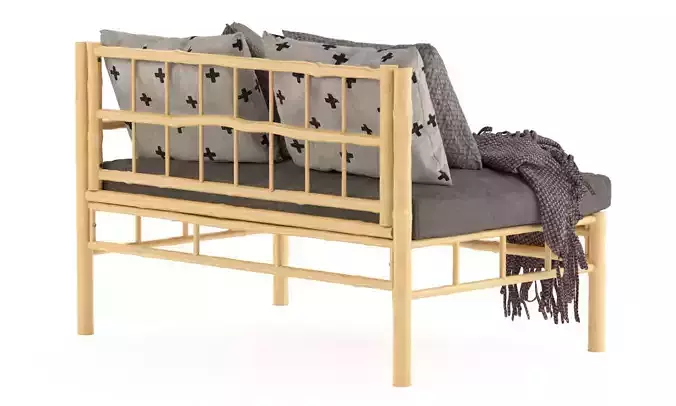 Beate Bamboo Lounge Sofa