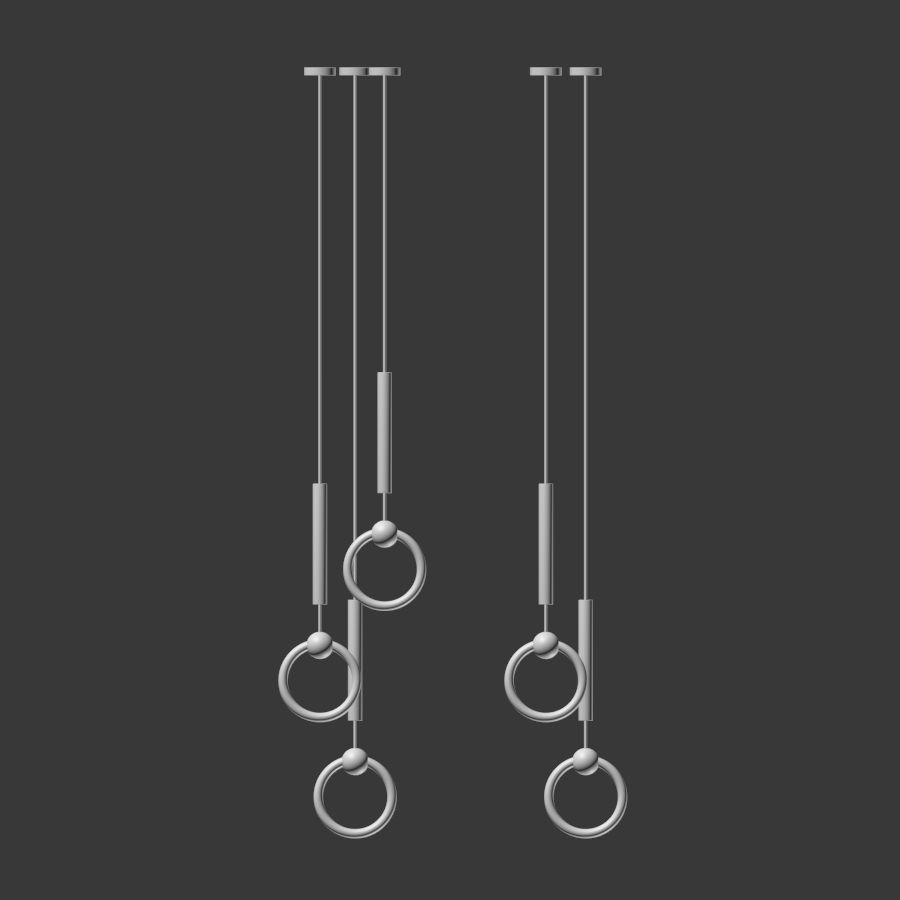 Light Ring Lee Broom 3D model_1