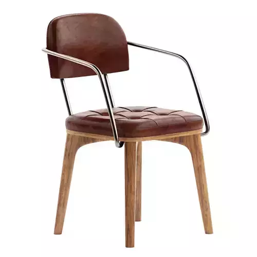 Utility Dining chair 3D model